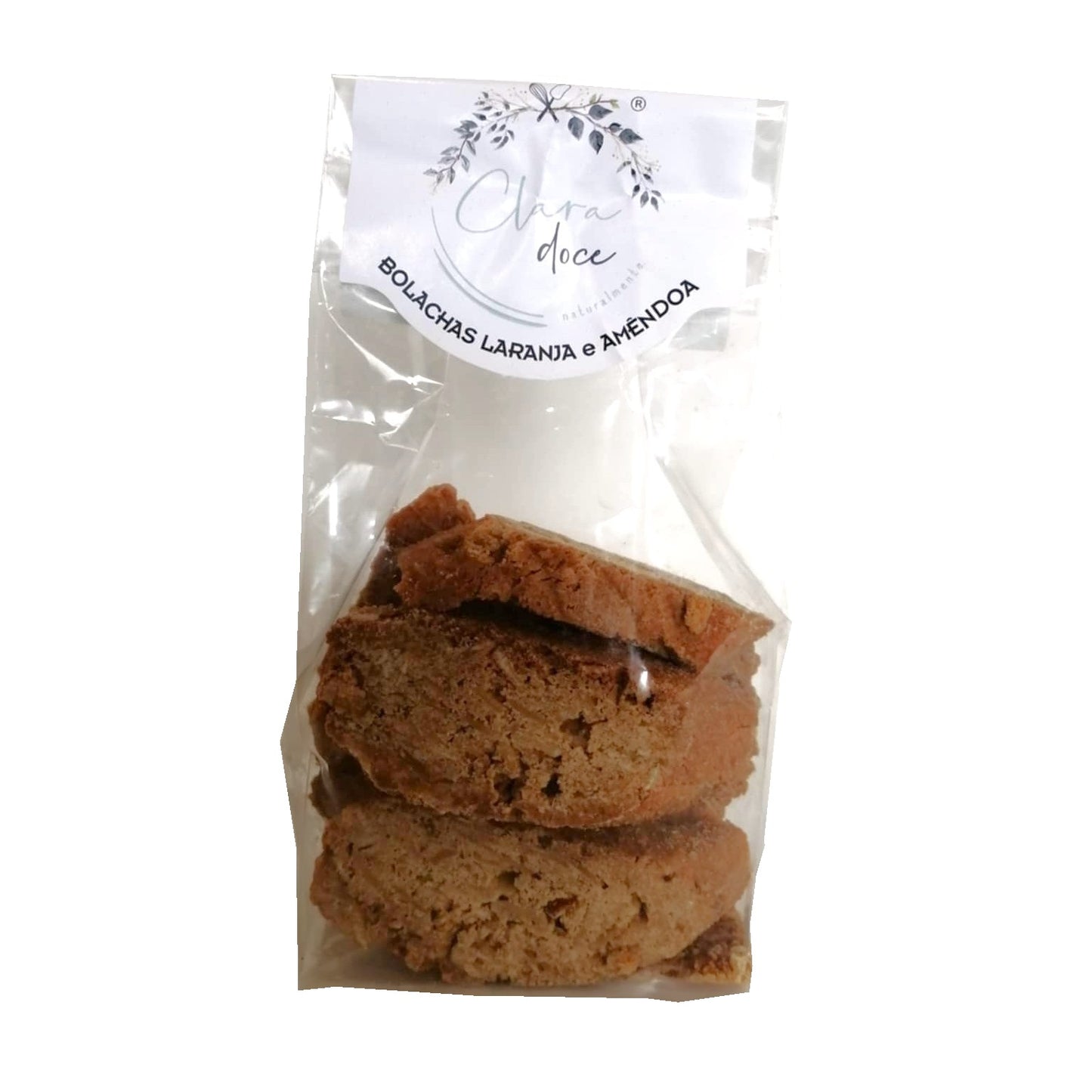 Bolachas de Laranja com Amêndoa Clara Doce