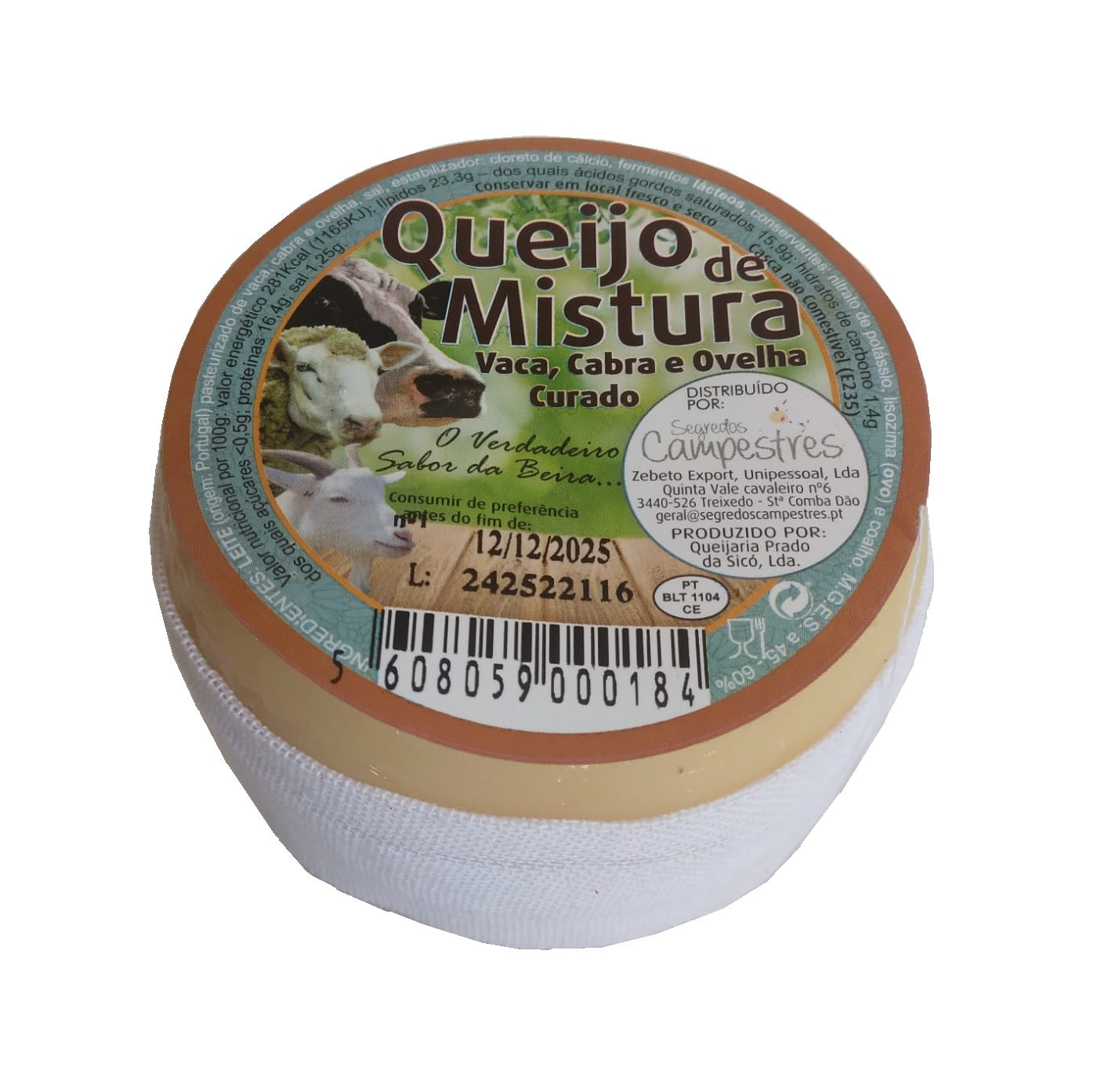 Queijo de Mistura sem Colorau Segredos Campestres 150gr