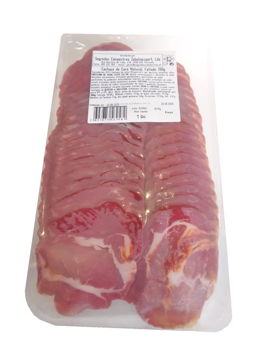 Cachaço de Cura Natural Fatiado 200gr Segredos Campestres