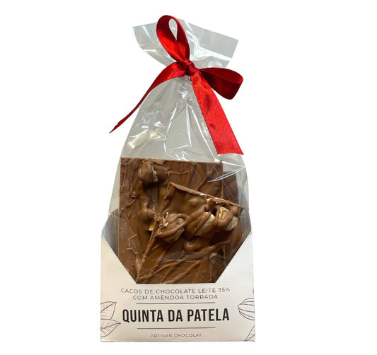 Cacos de Chocolate de Leite 35% com Amêndoas Quinta da Patela