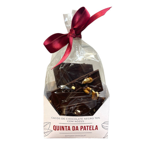 Cacos de Chocolate Negro 70% com Nozes Quinta da Patela