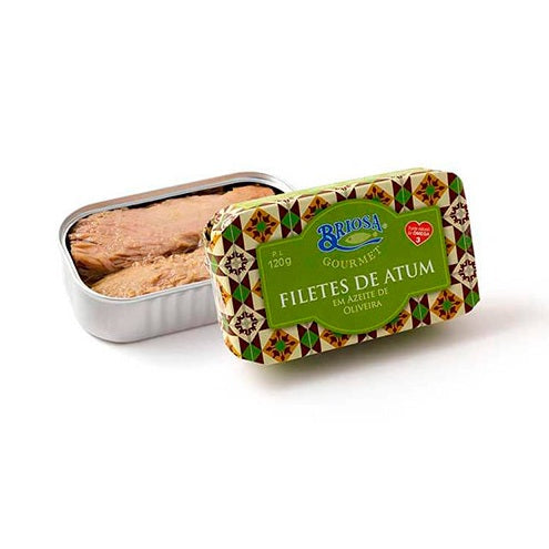 Filetes de Atum em Azeite de Oliveira Briosa Gourmet 120gr