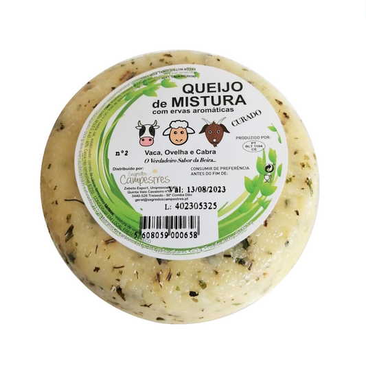 Queijo de Mistura com Ervas Aromáticas Segredos Campestres 250gr