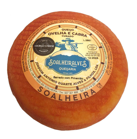 Queijo de Ovelha e Cabra Curado Soalheira (aprox. 750gr)