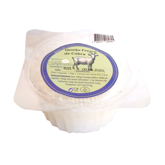Queijo Fresco de Cabra 170/200gr Segredos Campestres
